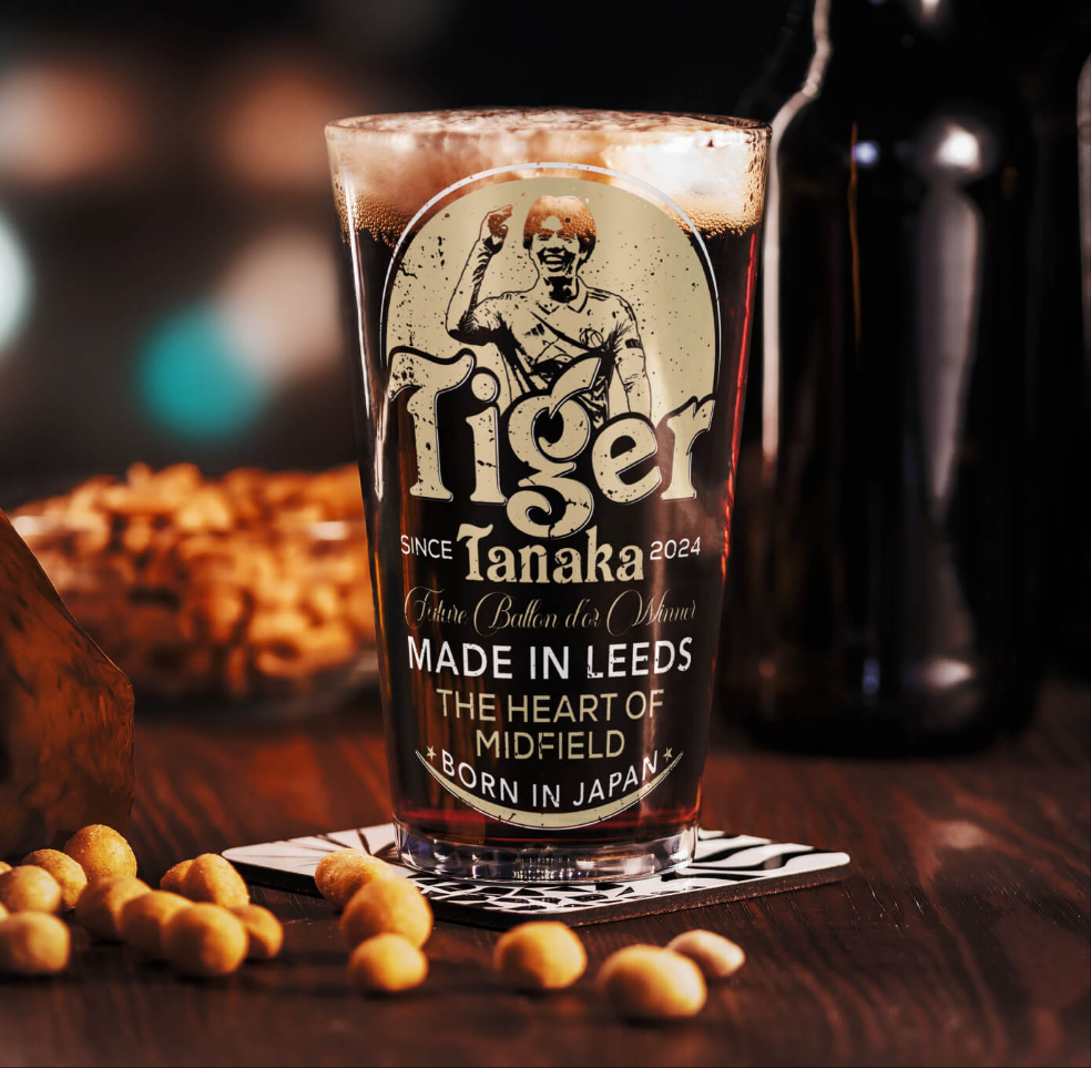 Tiger Tanaka Pint Glass