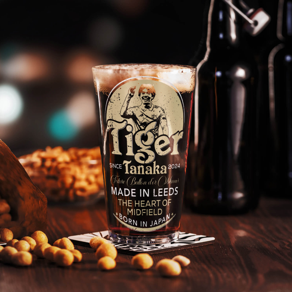 Tiger Tanaka Pint Glass