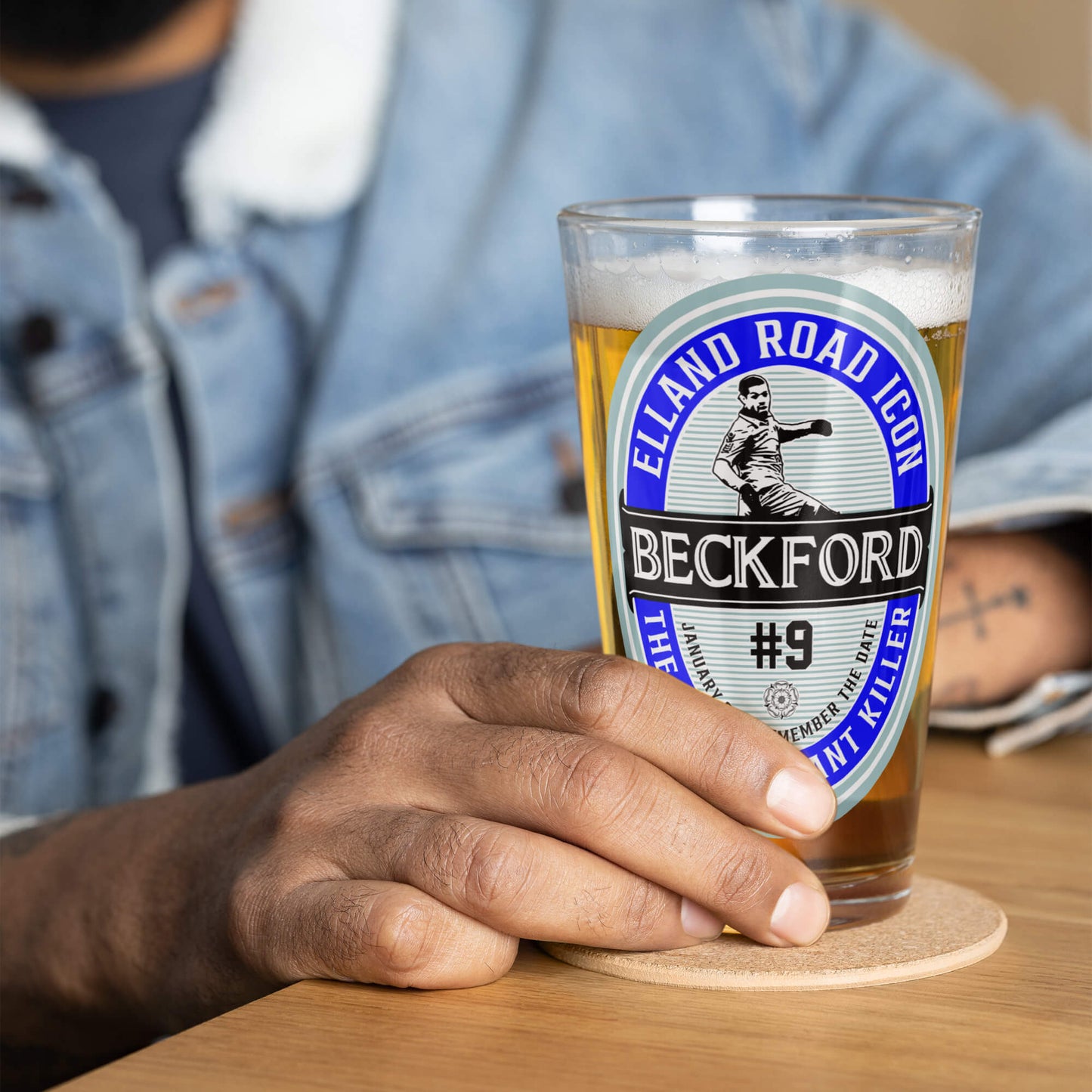 Beckford Leeds United Beer Glass