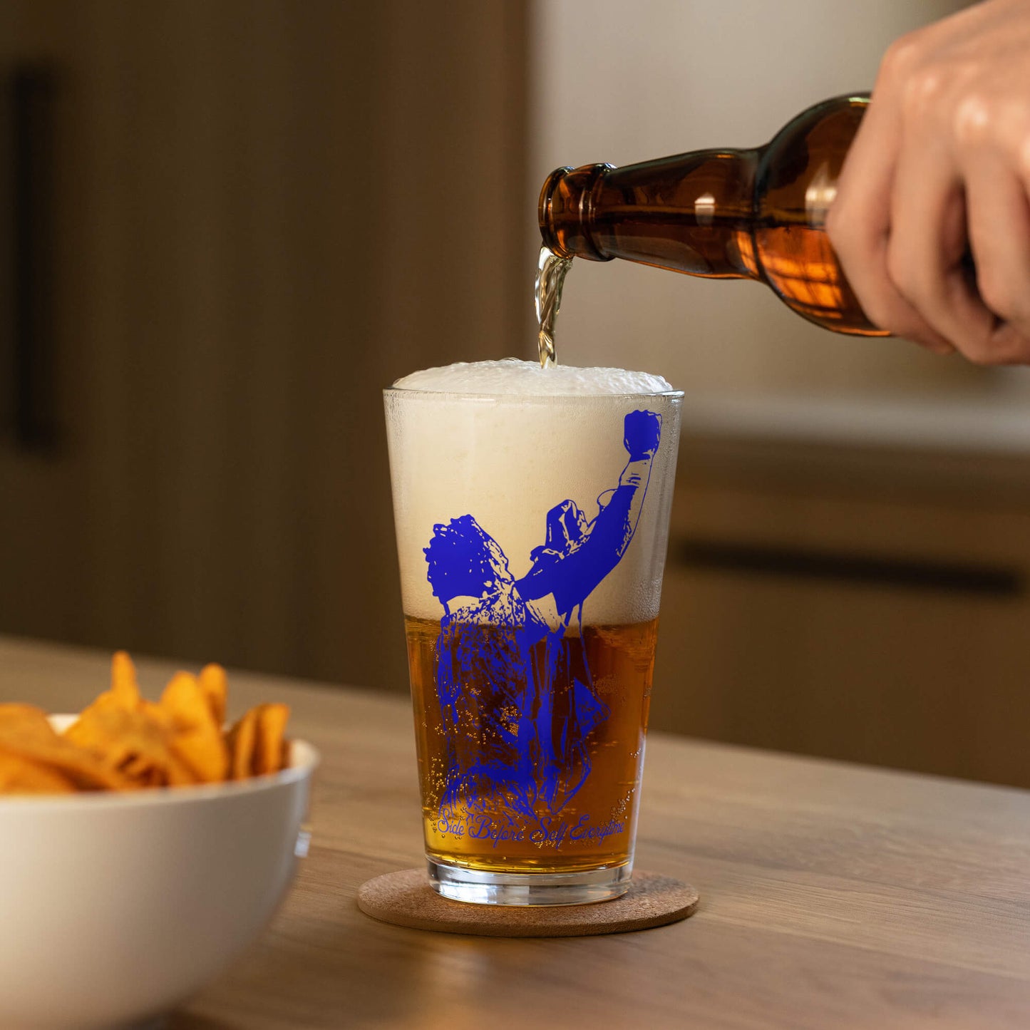 Bremner Leeds United Beer Glass