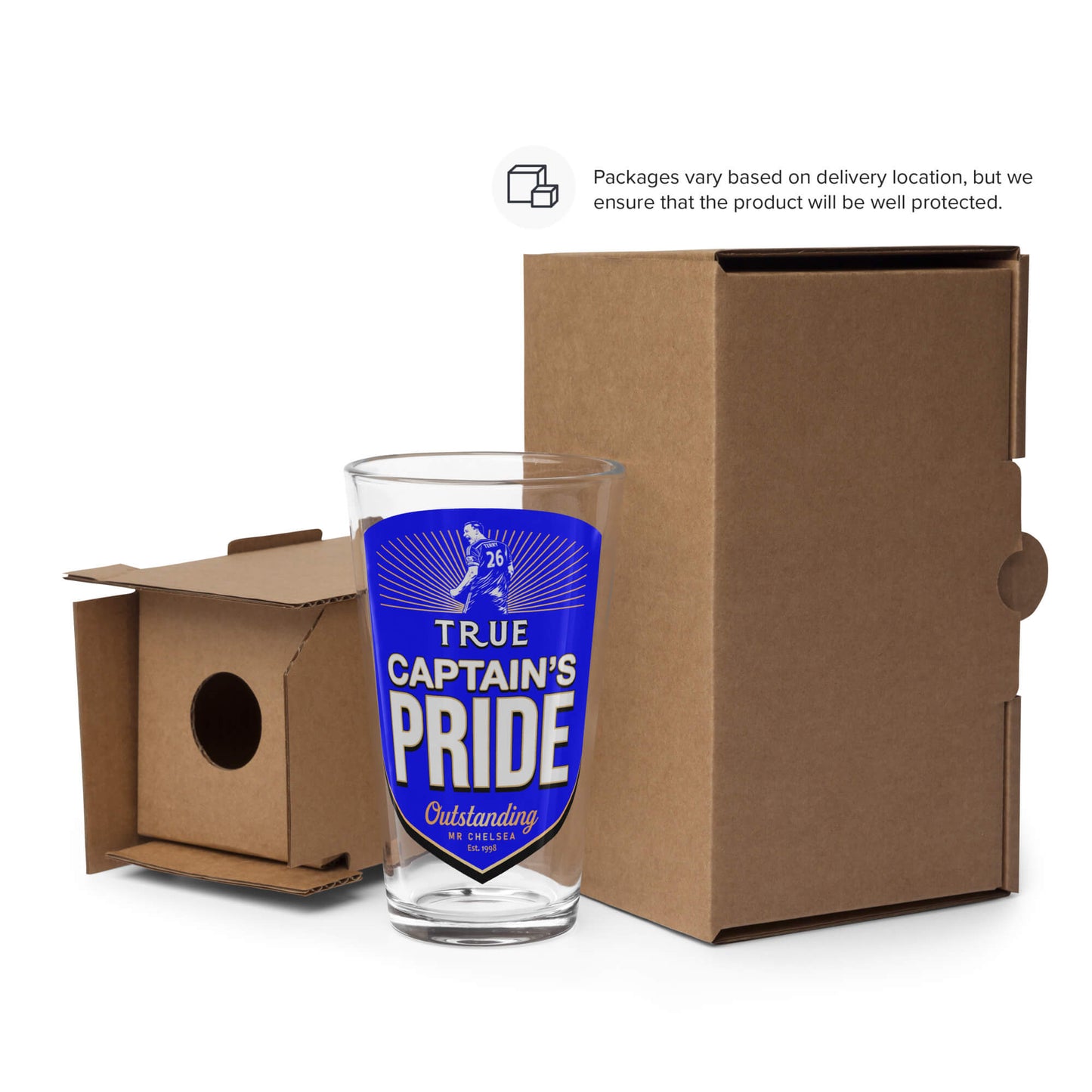 Captain Terry Pint Glass