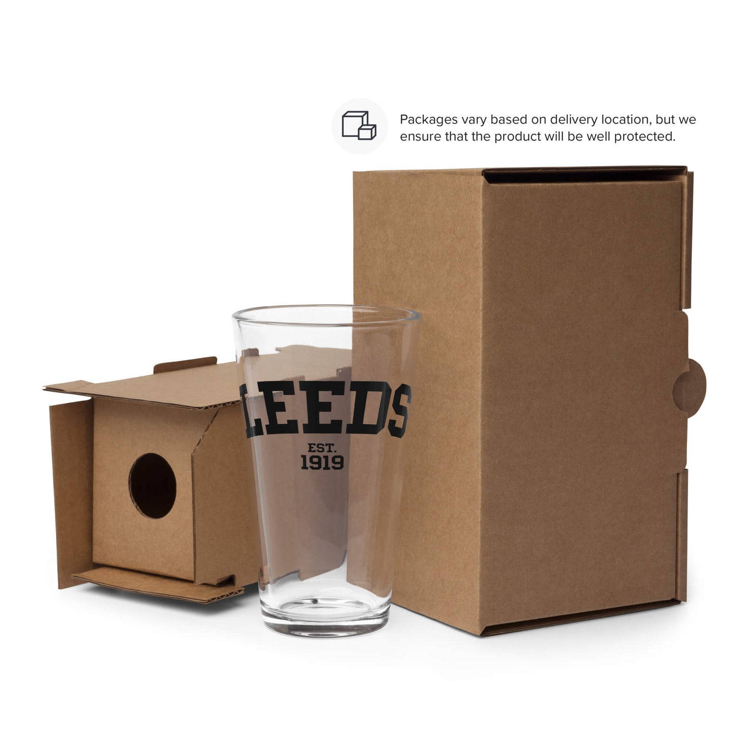 Leeds 1919 Pint Glass Unboxed