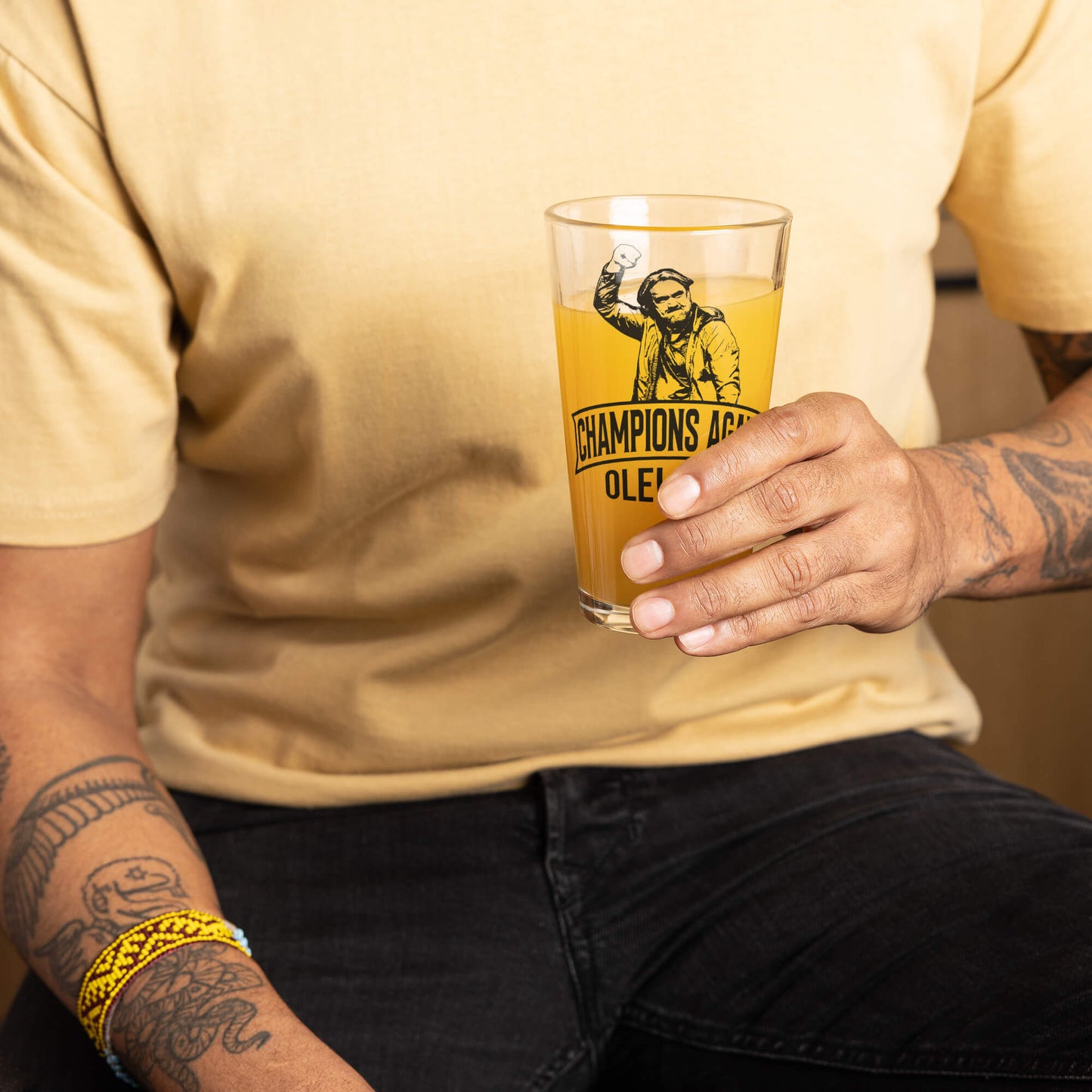 Leeds United Champions Again Glass