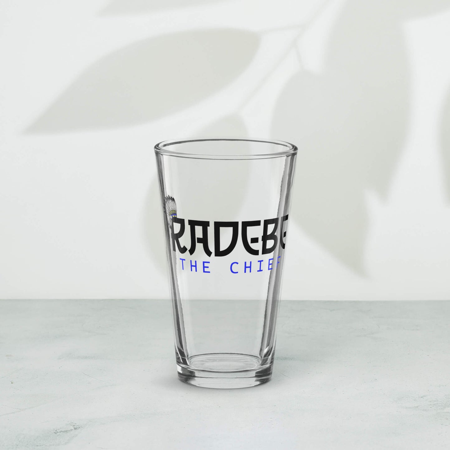 Radebe The Chief Beer Glass