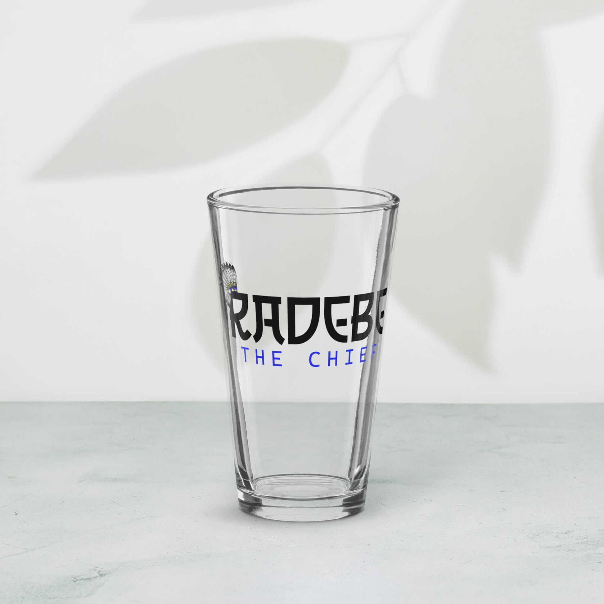 Radebe The Chief Beer Glass