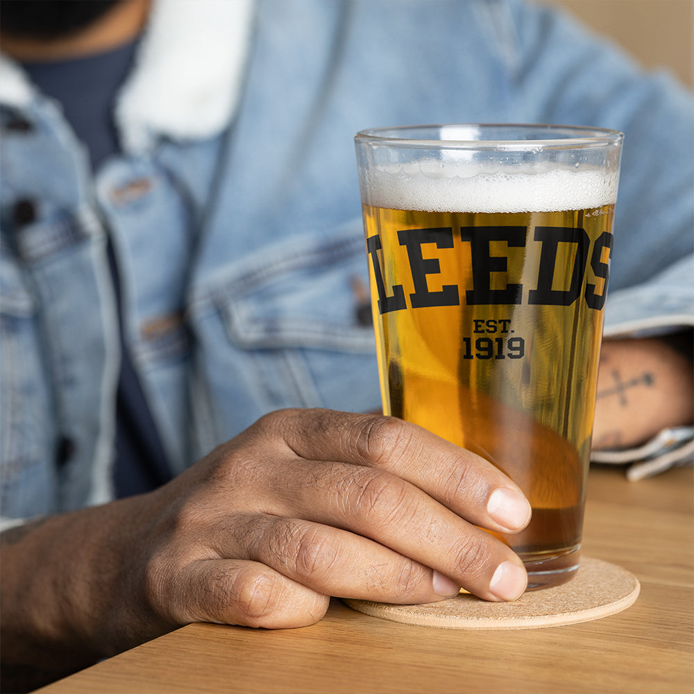 Leeds Est 1919 Pint Glass