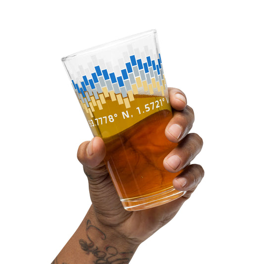 Lowfields Leeds United Pint Glass