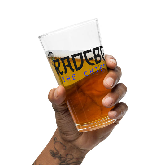 Radebe Leeds United Pint Glass