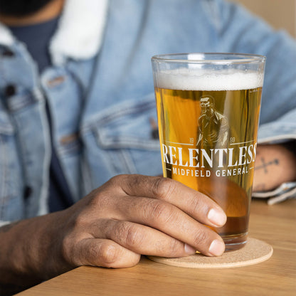 Relentless Roy Pint Glass