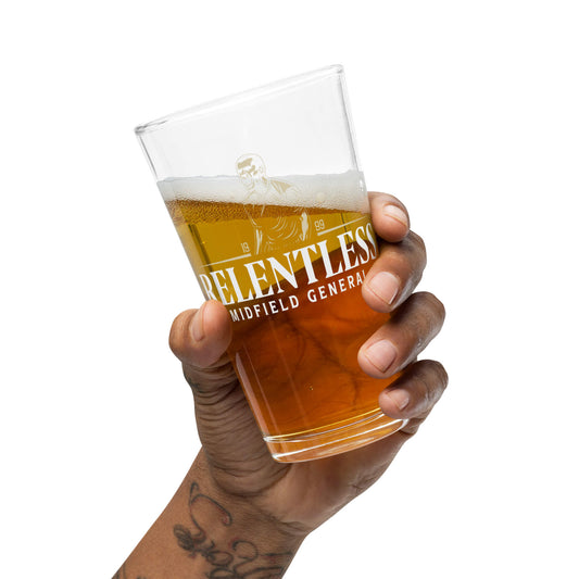 Relentless Roy Pint Glass